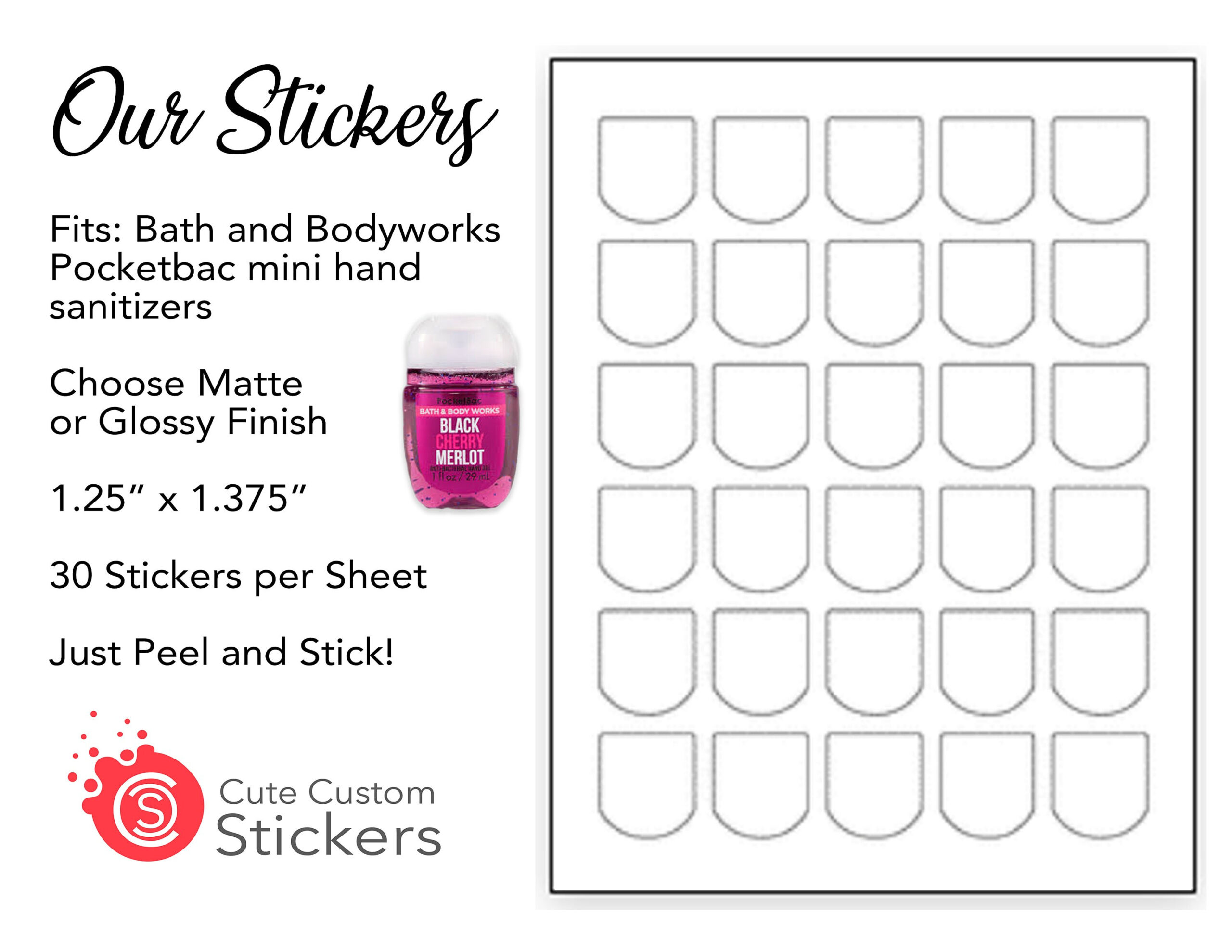 Birthday Sanitizer Thank You Sticker / Birthday Thank You pertaining to Printable Bath and Body Works Hand Sanitizer Label Template Free