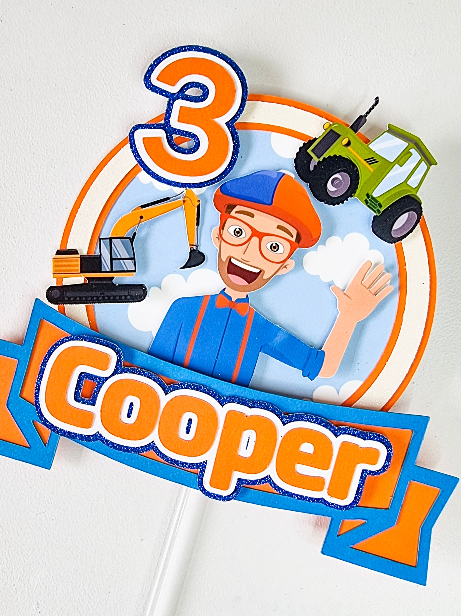 Blippi Cake Topper/Cake Decoration/Kids Birthday/Kids Party in Blippi Cake Topper Printable