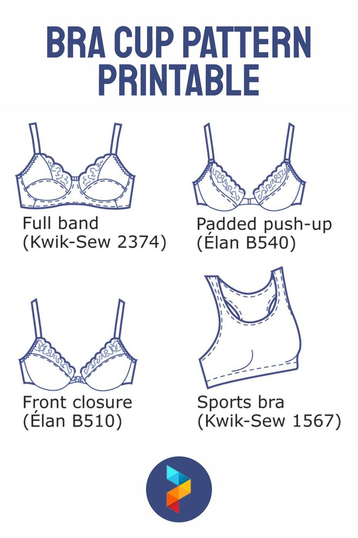 Bra Cup Pattern - 13 Free Pdf Printables | Printablee with regard to Printable Free Bra Pattern