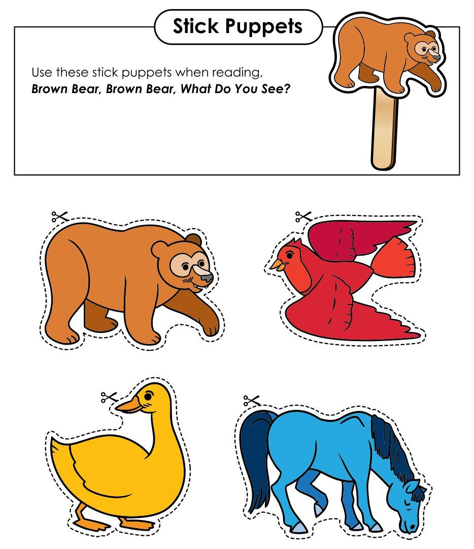 Brown Bear, Brown Bear, What Do You See? Lesson Plans And Teaching within Free Brown Bear Printables