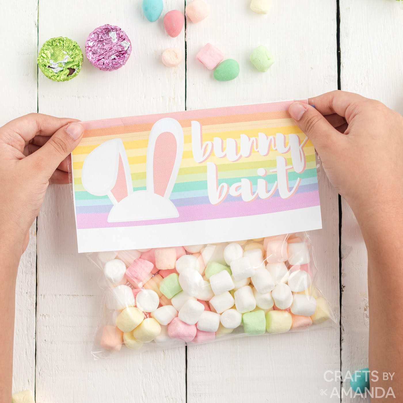 Bunny Bait Bag Topper - Craftsamanda - Free Printables with regard to Free Printable Bunny Bait