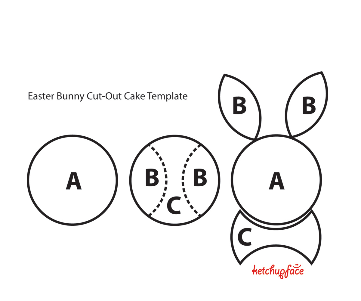 Bunny Cake: The Easiest Cut-Out Cake You&amp;#039;Ll Ever Make throughout Bunny Cake Template Printable