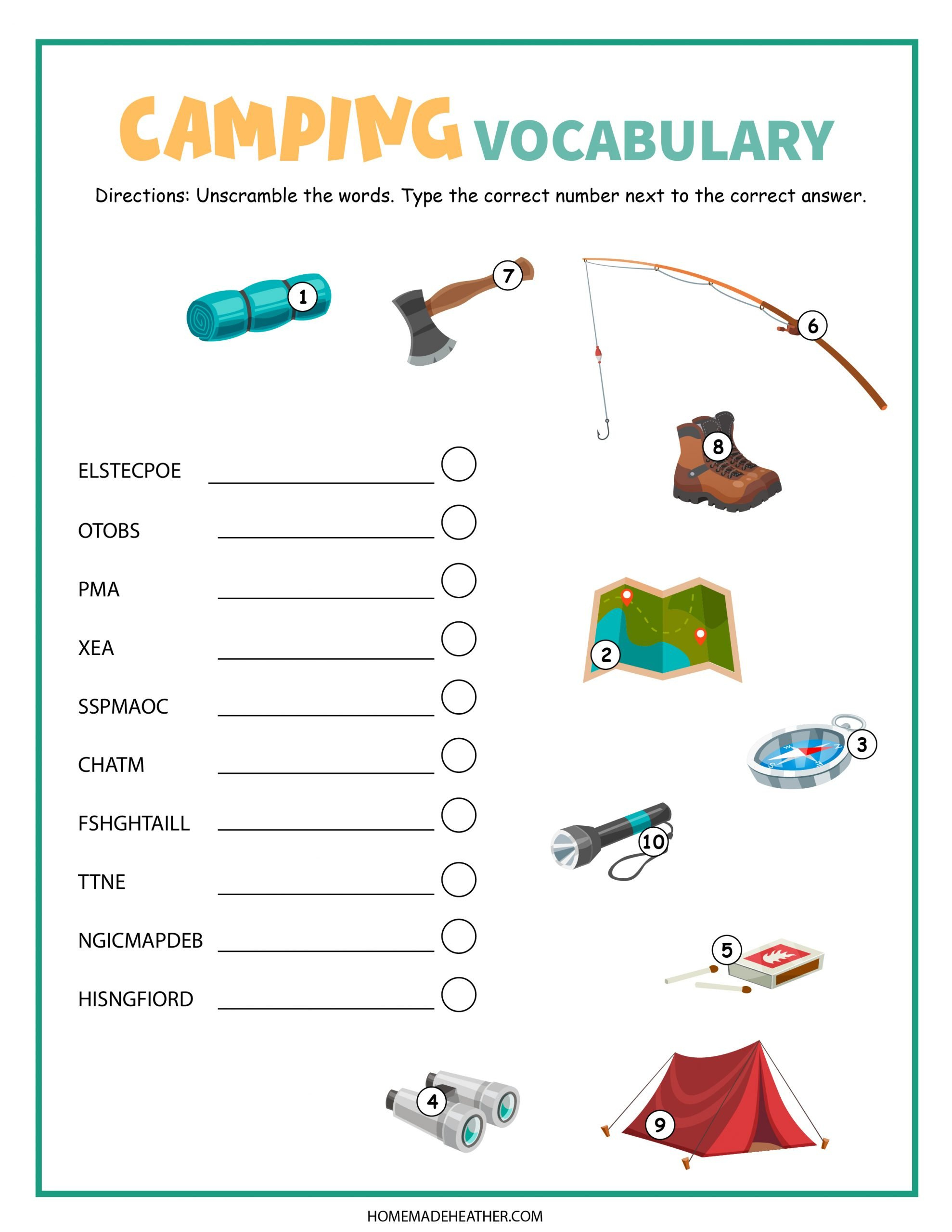 Camping Printable Activity Sheets » Campfire Foodie intended for Free Printable Camping Worksheets For Preschoolers