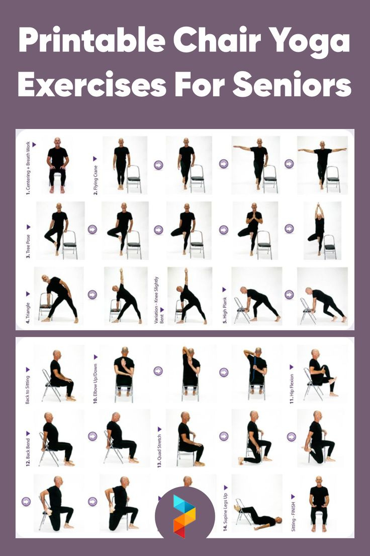 Chair Yoga Exercises For Seniors - 20 Free Pdf Printables | Printablee with regard to Free Chair Yoga For Seniors Printable