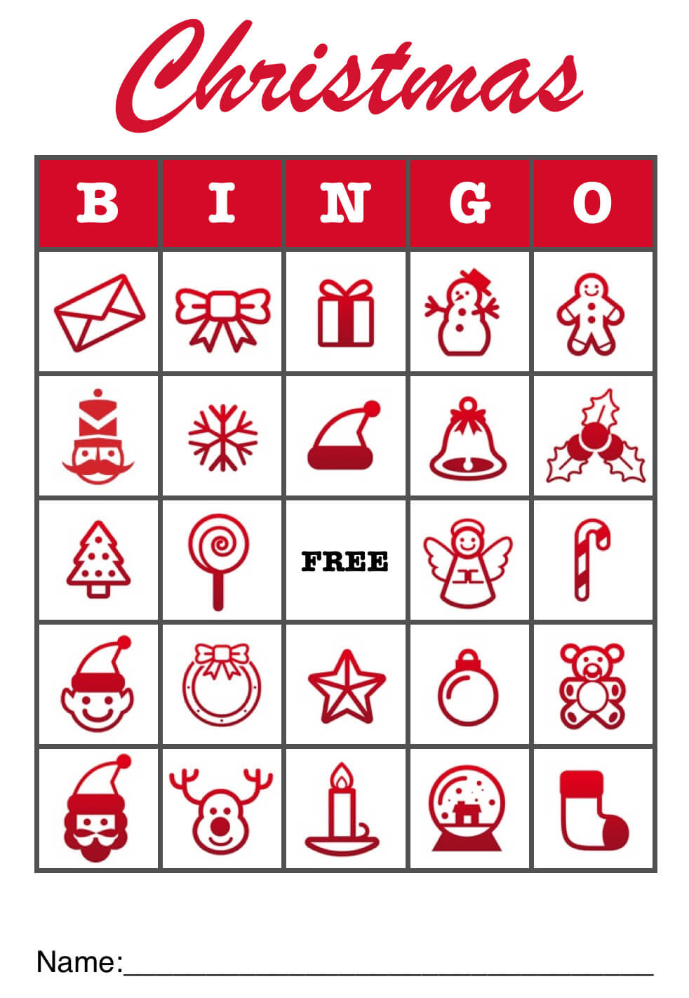 Christmas Bingo Template | Mactemplates regarding Holiday Bingo Card Generator