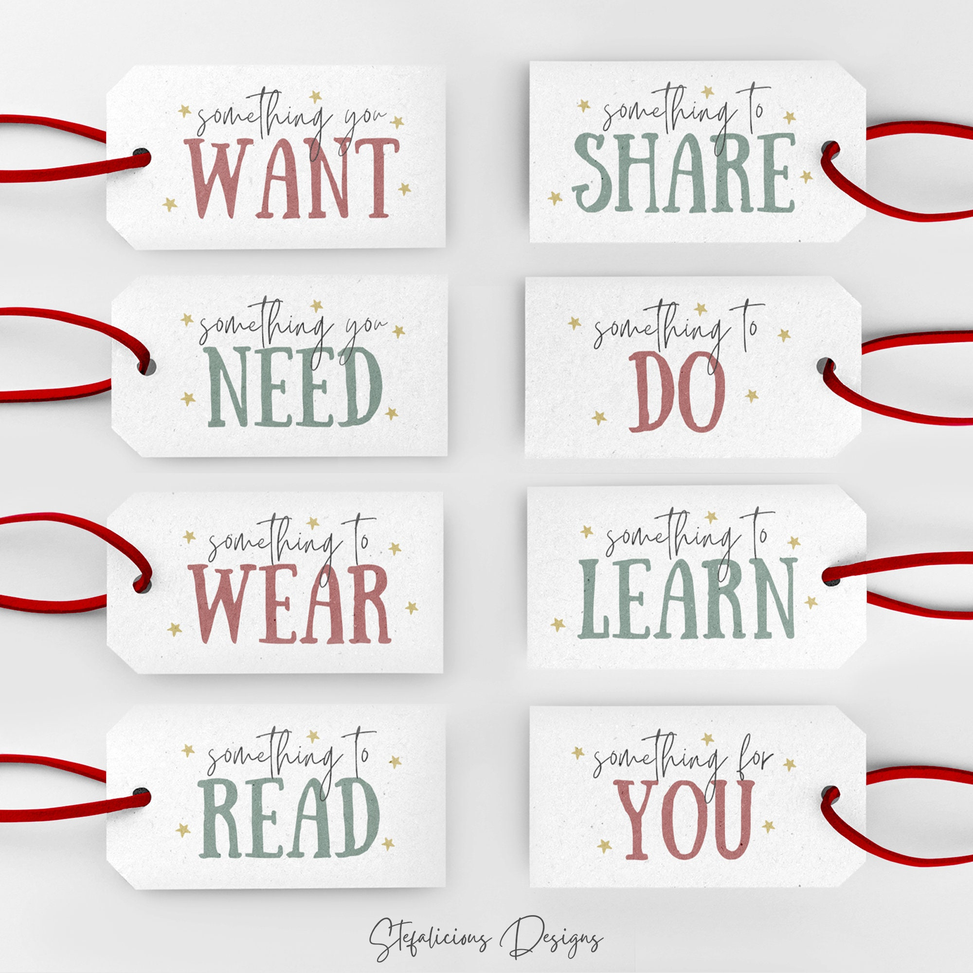 Christmas Gift Tags, Something You Want, Something You Need, Kids intended for Something You Want Something You Need Printable