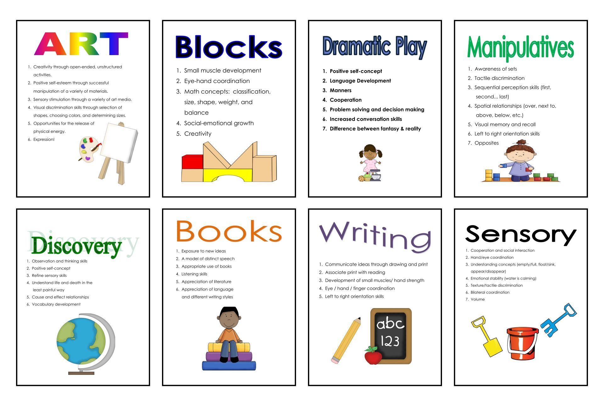 Classroom Center Signs - 10 Free Pdf Printables | Printablee for Free Printable Preschool Center Signs With Objectives