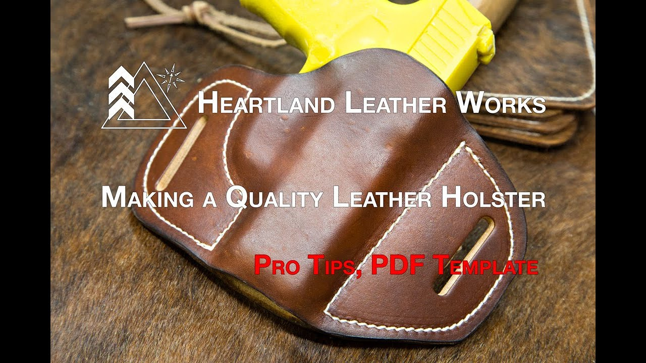 Compact Holster Pattern Pdf Digital Download — Heartland Leather Works throughout Downloadable Free Printable Leather Holster Patterns