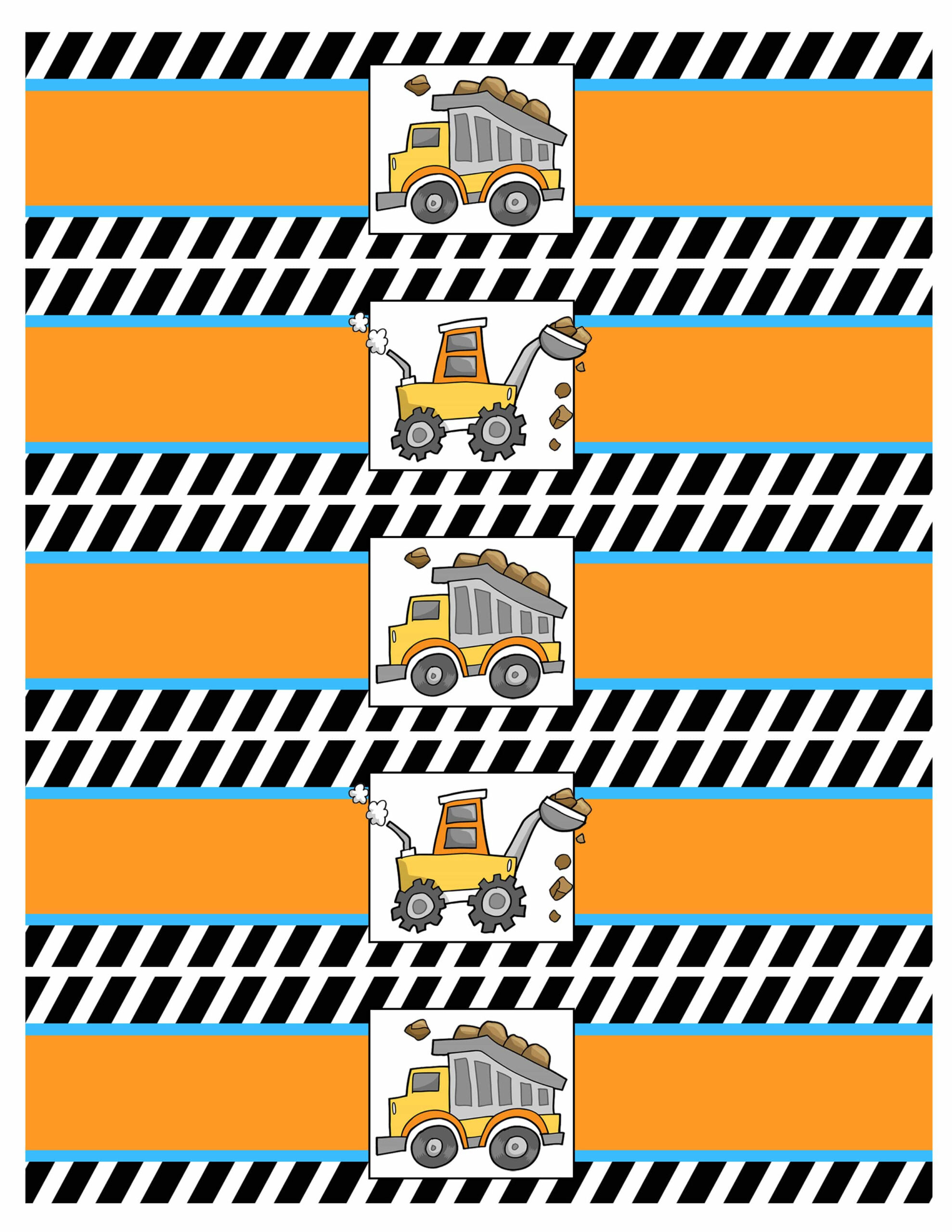 Construction Birthday Party With Free Printables - How To Nest For regarding Free Printables Construction Party