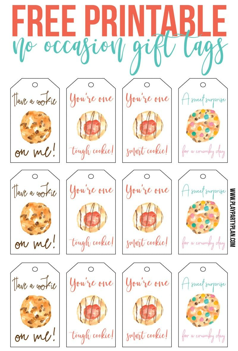 Cookie Labels Free Printable - Printable Party Favors inside Cookie Gift Tags Free Printable