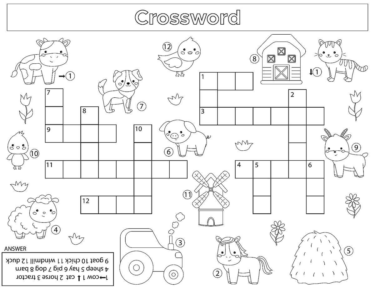 Crossword Puzzles For Kids: Fun &amp;amp; Free Printable Crossword Puzzle within Crossword Puzzles For Kids Printable