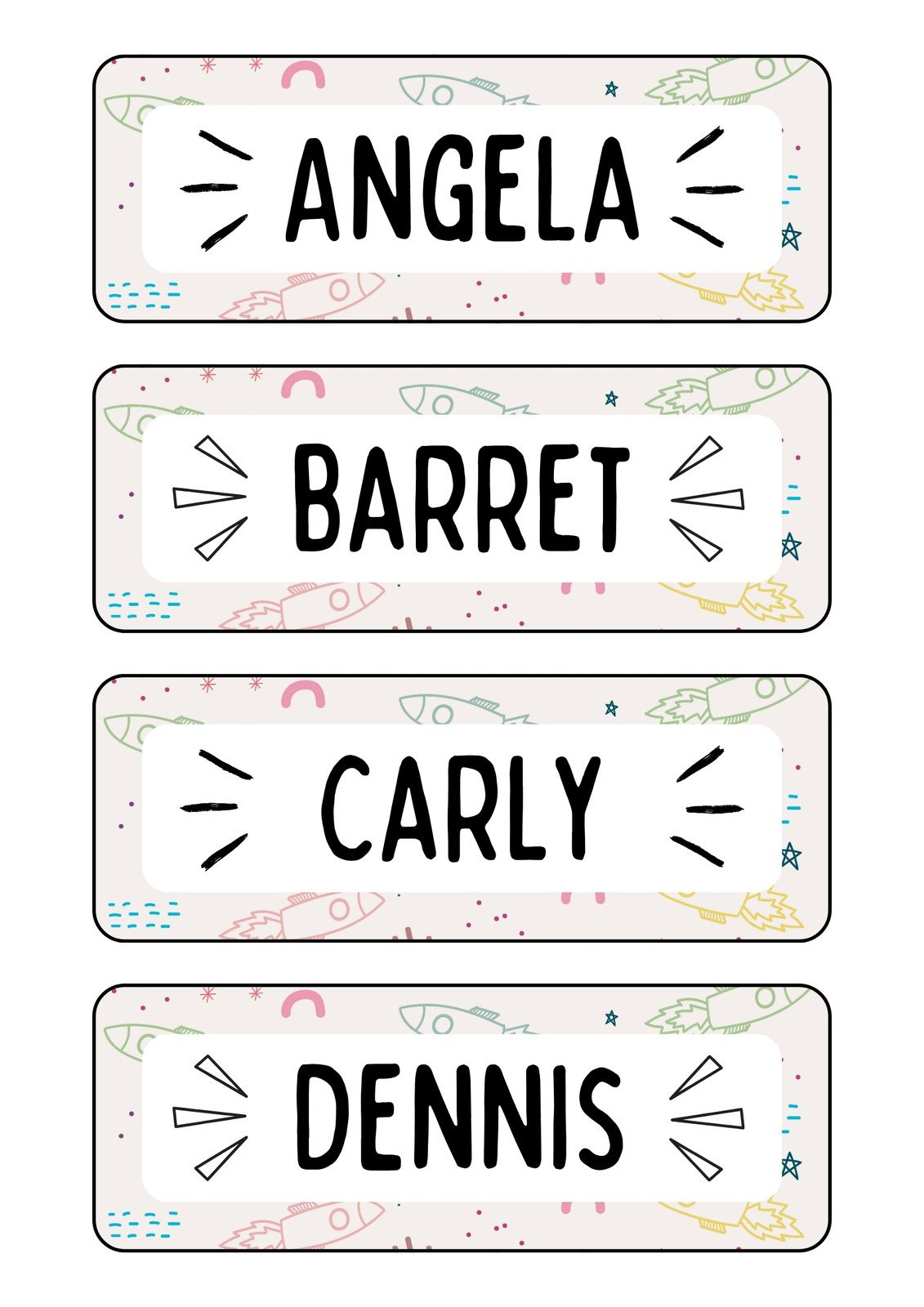 Customize 625+ Folder Labels Templates Online - Canva regarding Free Printable Folder Labels Template