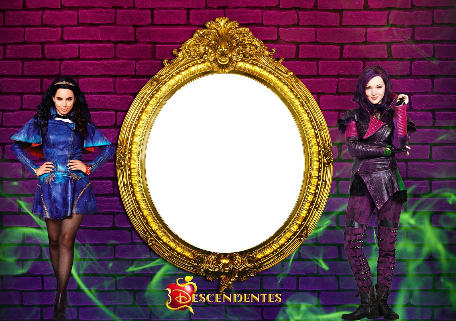 Descendants Party: Free Printable Invitations. - Oh My Fiesta! In in Free Printable Descendants Invitation Template