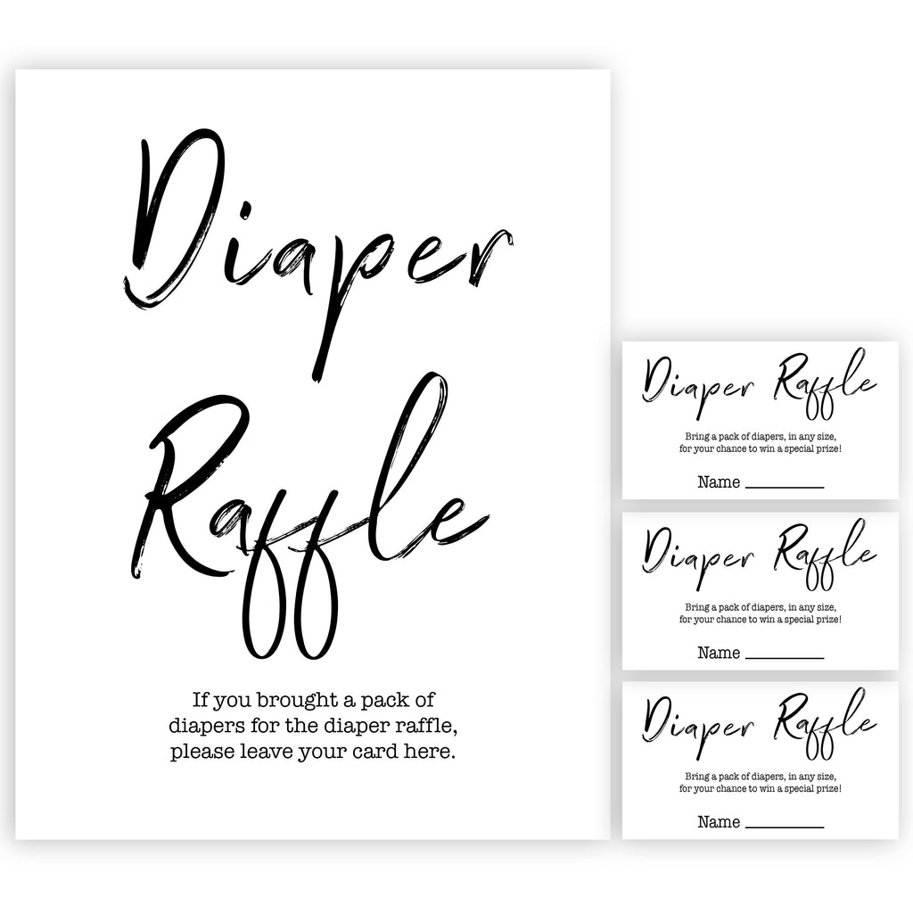 Diaper Raffle Game 2025 | Www.thelordlovesyou pertaining to Free Printable Diaper Raffle Tickets Black and White
