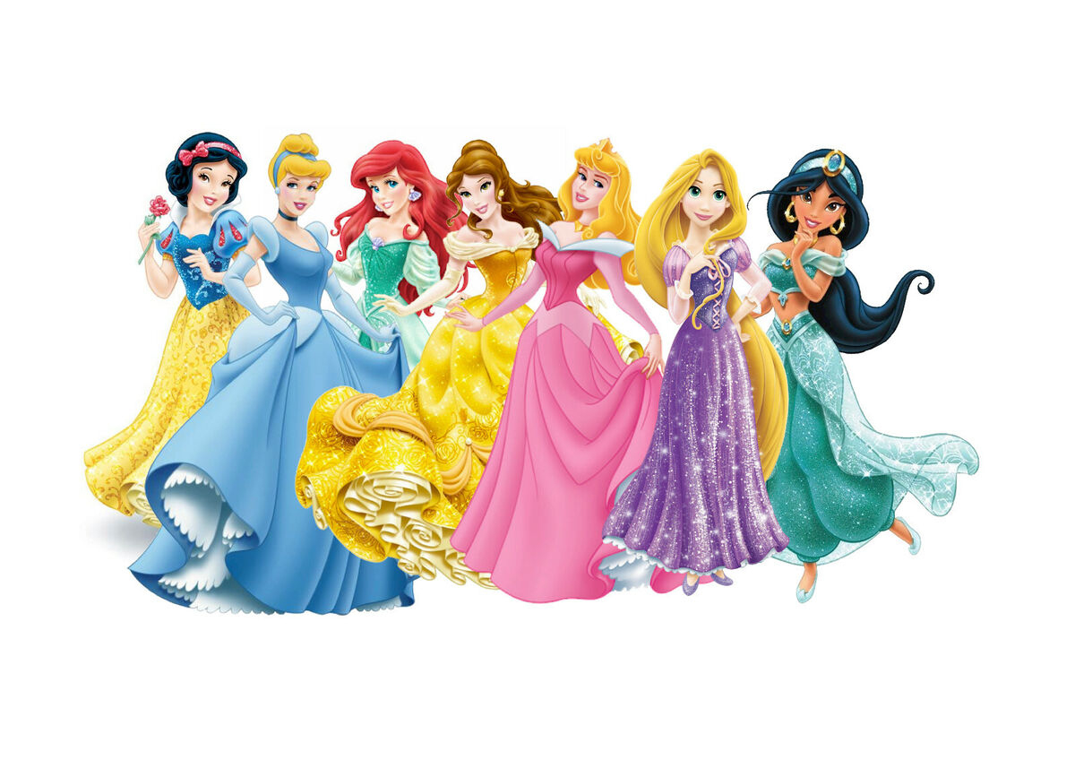 Disney Princesses Topper | Icing / Wafer Paper | Edible Print Cake Wrap with Printable Princess Cake Toppers