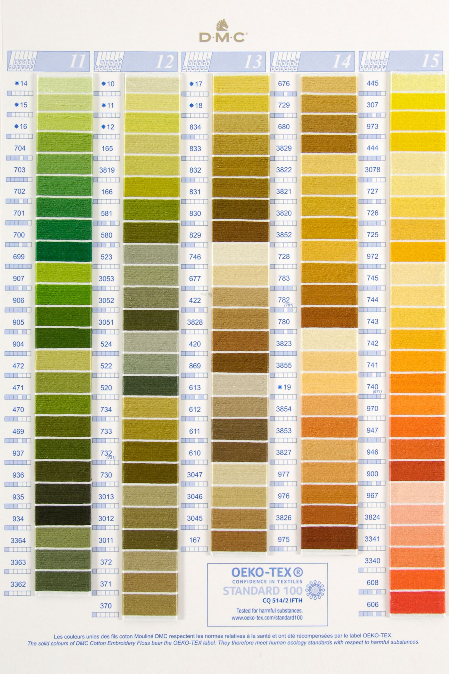 Dmc Stranded Cotton Colour Chart/Shade Card | Stitchtastic throughout Free Printable Dmc Floss Checklist 2025