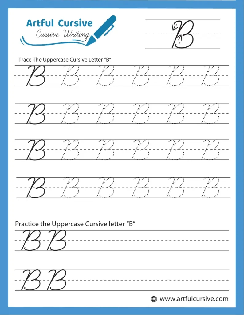 Download Free Printable Cursive Writing Worksheets - Artful Cursive with regard to Cursive Writing Worksheets Free Printable