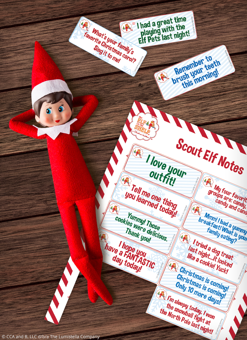 Download Free Printable Elf On The Shelf Notes | The Elf On The Shelf intended for Elf On Shelf Free Printable
