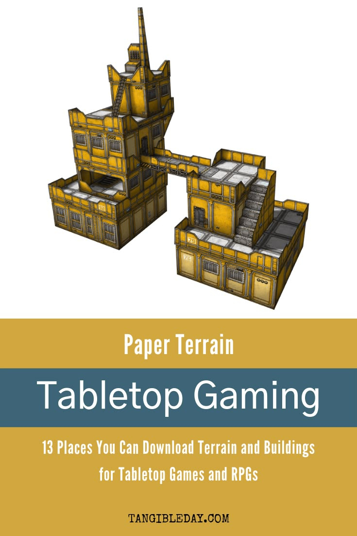 Download Paper Terrain! Warhammer 40K, Infinity Miniatures And More! with Free Printable Paper Wargame Terrain