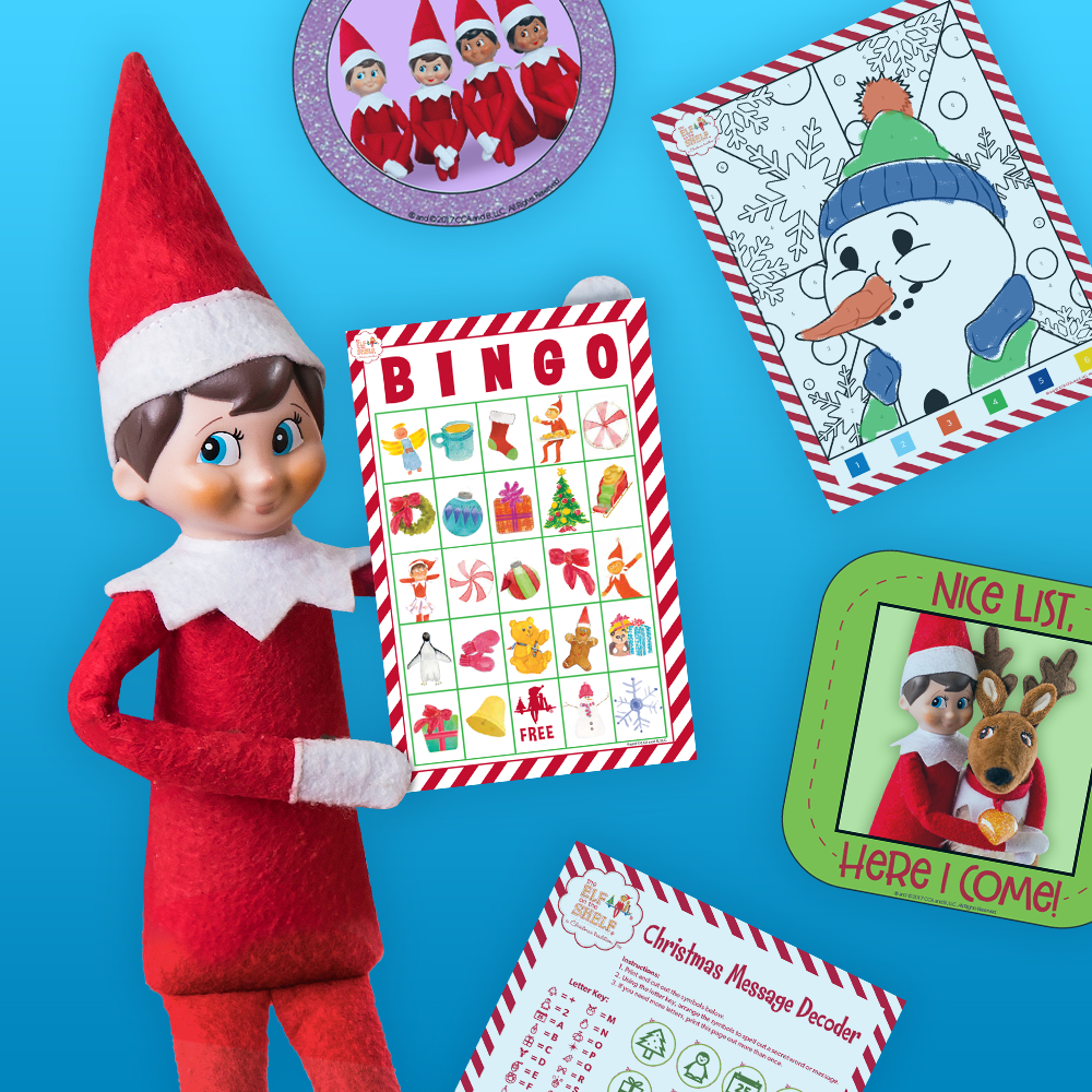 Download Printable Elf On The Shelf Activities | The Elf On The Shelf for Free Printable Elf On The Shelf Activity Sheets