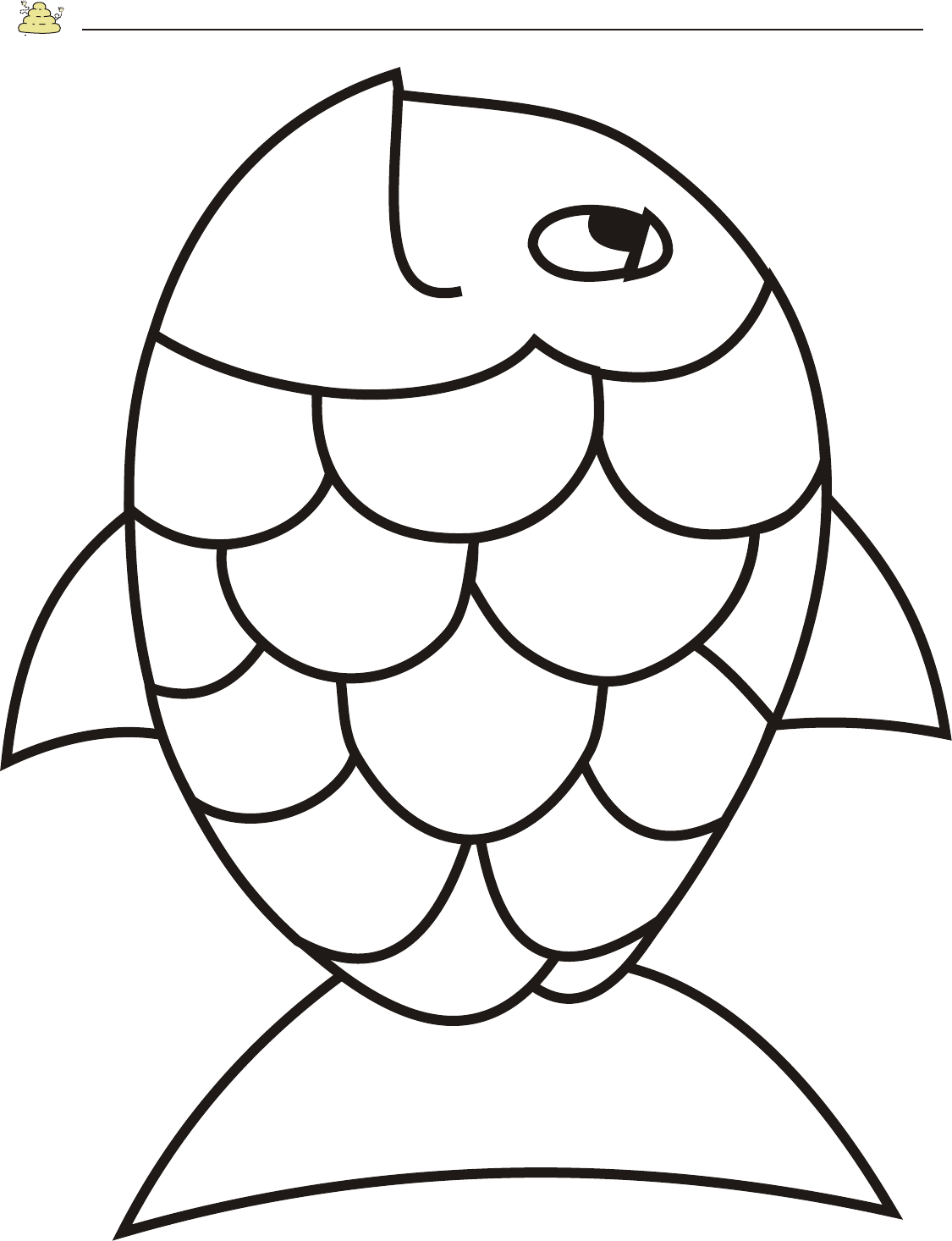 Download Rainbow Fish Template For Free | Page 2 with regard to Free Rainbow Fish Printables
