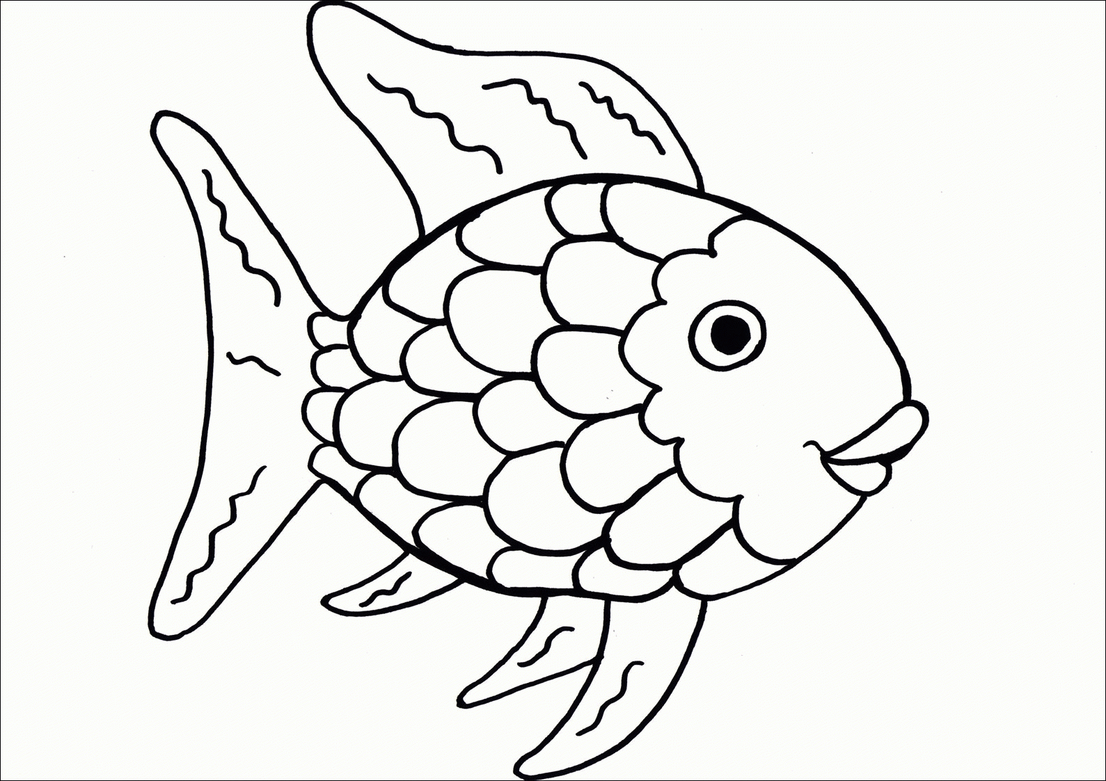 ▷ Rainbow Fish: Coloring Pages &amp;amp; Books - 100% Free And Printable! throughout Free Rainbow Fish Printables