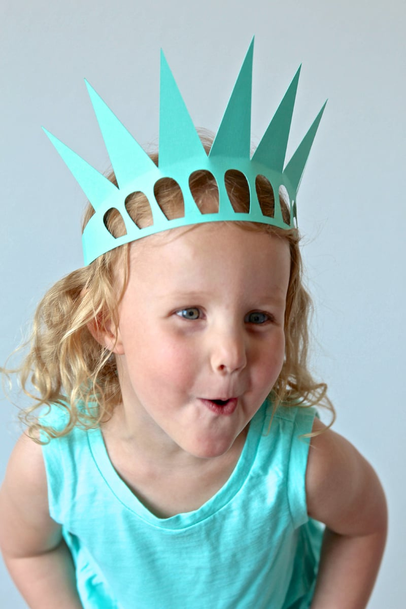 Easy Statue Of Liberty Crown - Paging Supermom within Printable Statue of Liberty Crown