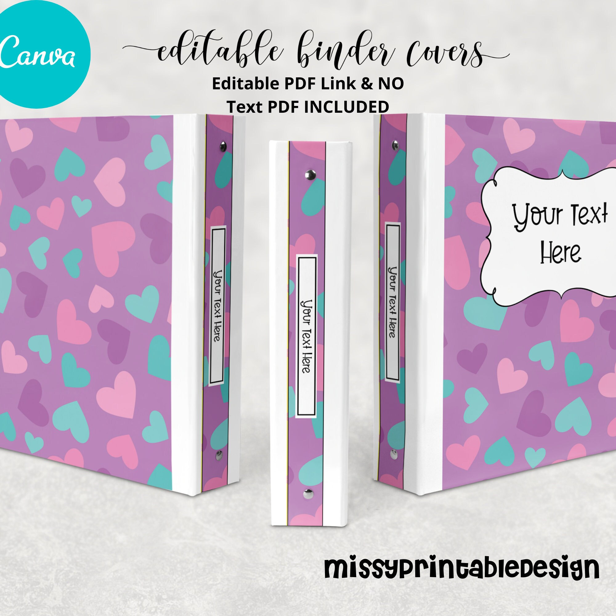 Editable Binder Covers &amp;amp; Spines- Pattern Themed, Printable Binder inside Free Printable Teacher Cda Portfolio Cover Template