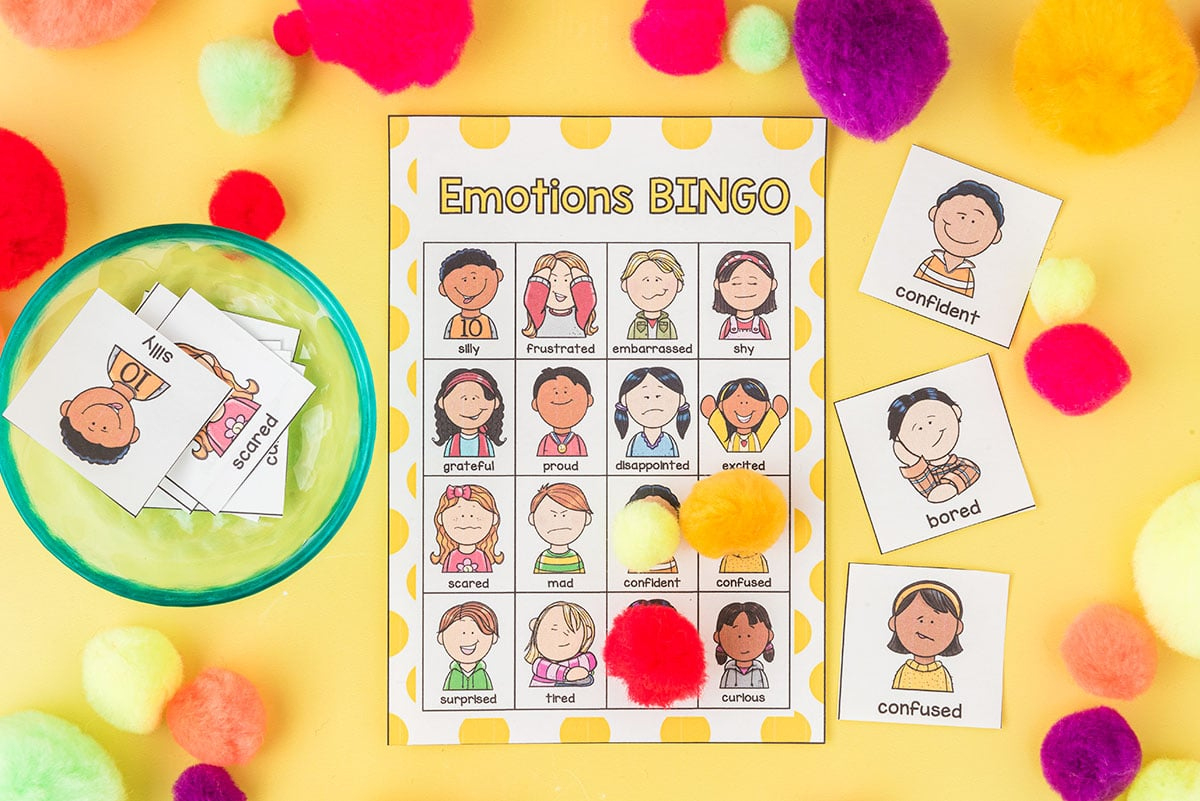 Emotions Bingo (Free Printables) - The Best Ideas For Kids with Emotions Bingo Free Printable