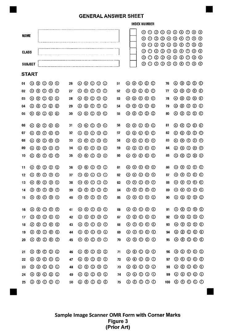Fantastic Blank Answer Sheet Template 1 100 inside Free Printable Scantron Sheet