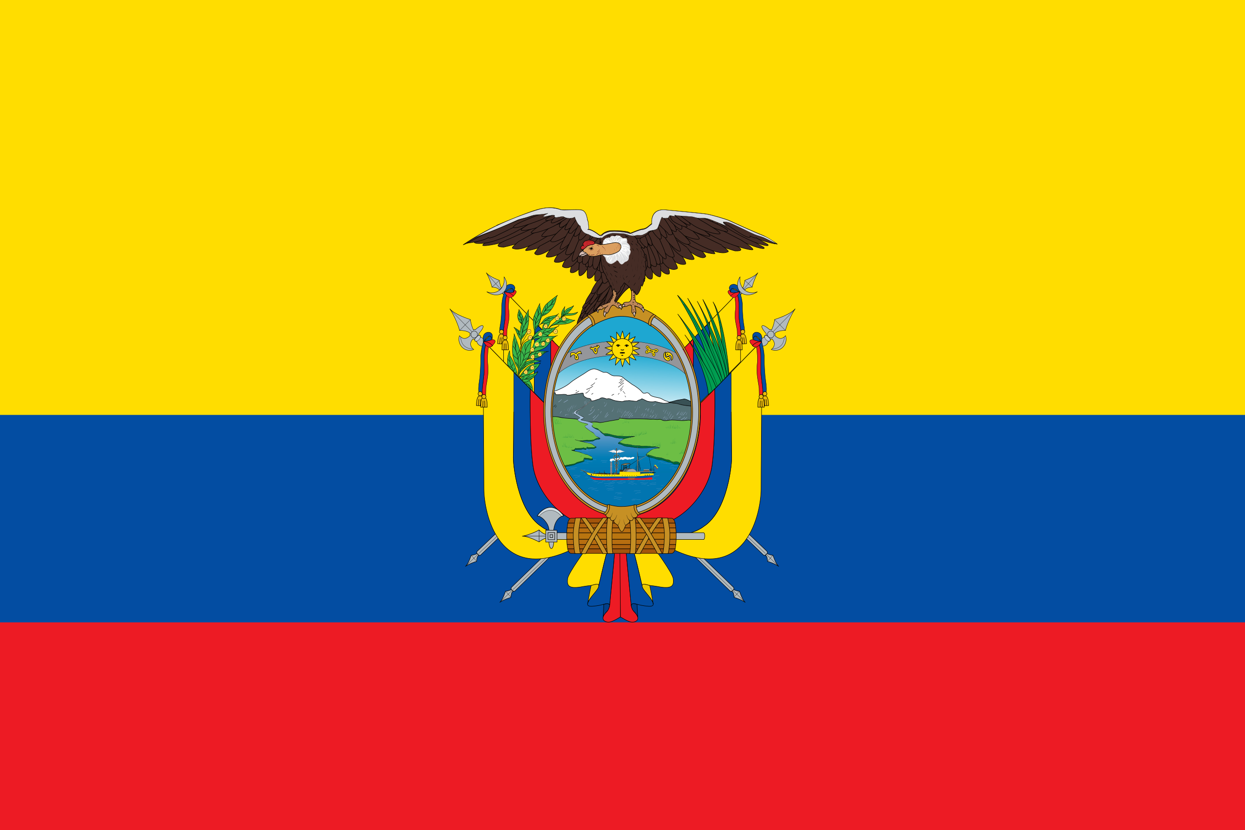 File:flag Of Ecuador.svg - Wikimedia Commons in Flag Of Ecuador Printable
