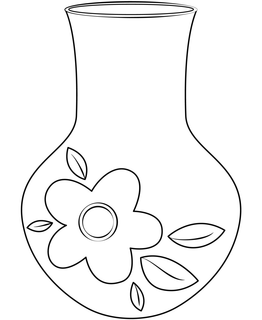 Flower Vase Printable - Printable Party Favors in Free Printable Flower Vase Template