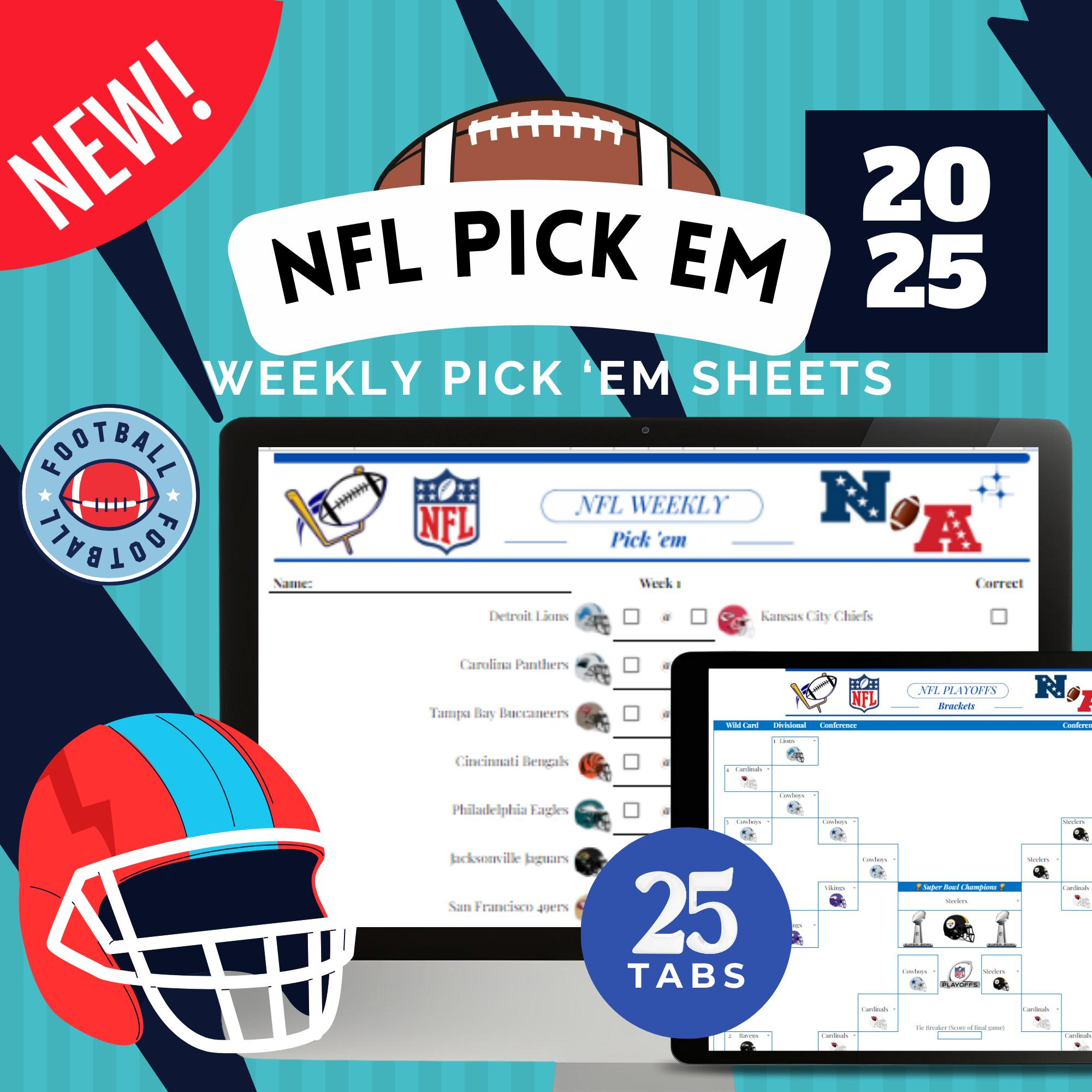 Football Weekly Pick&amp;#039;Em Pool With Points Printable Sheet Pro Football Bet Tracker Spreadsheet Printable Weekly 2025 Nfl Football Pick Sheets within Nfl Pick Em Week 2 Printable