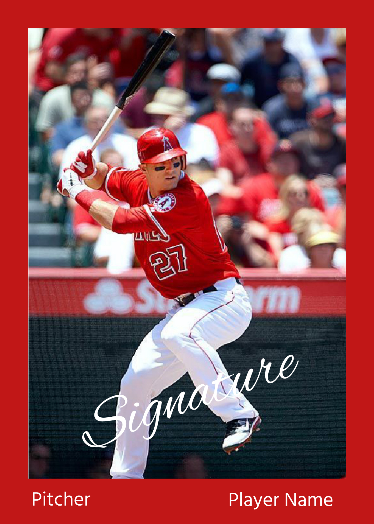 Free Baseball Card Templates To Edit Online with Free Printable Baseball Cards