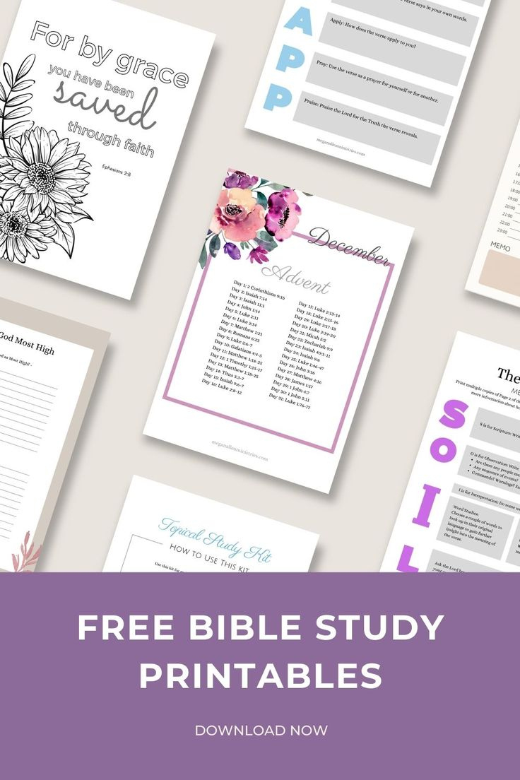 Free Bible Study Printables For Christian Women throughout Free Printable Women&amp;#039;S Bible Study Printables