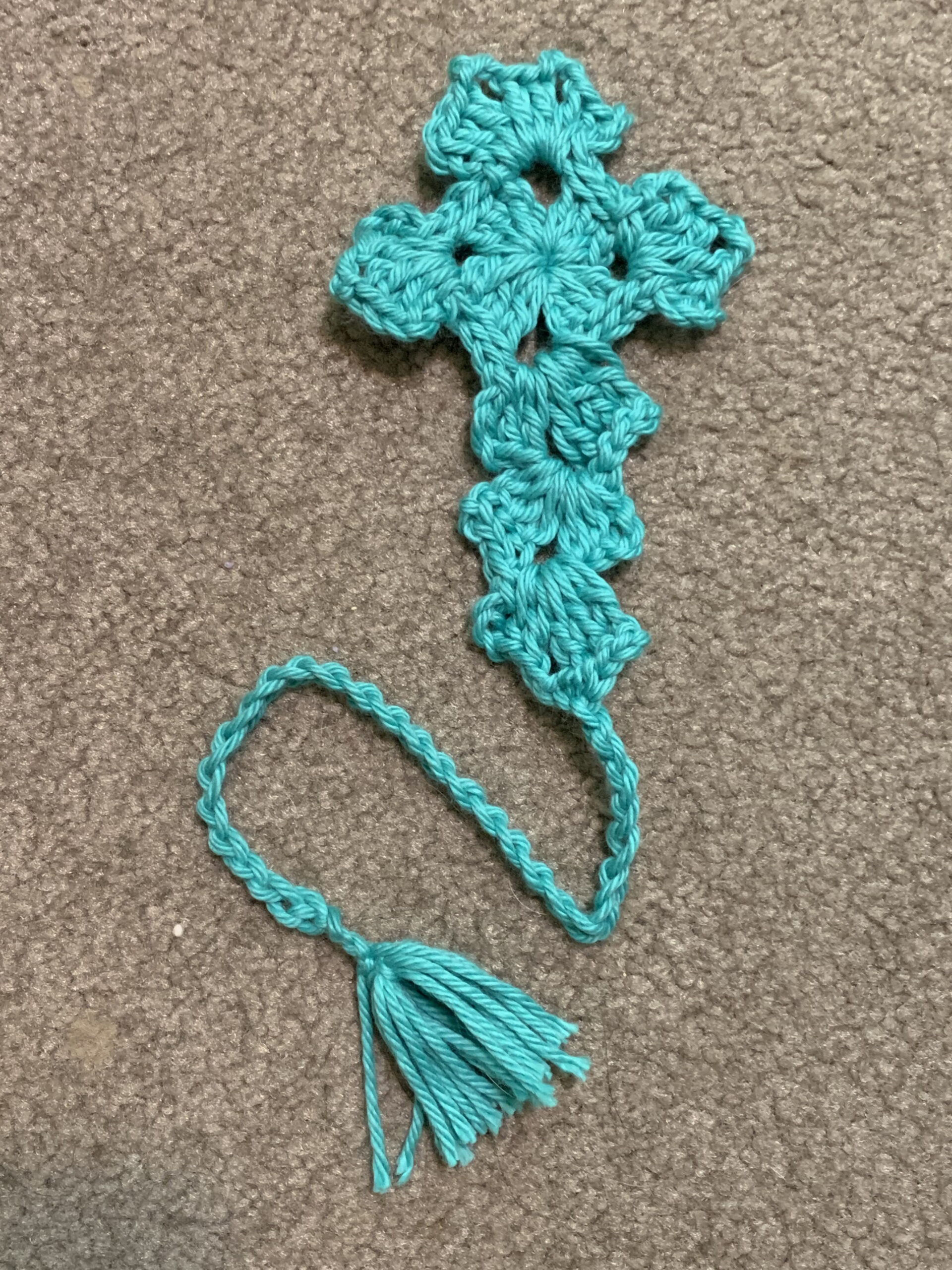 Free Crochet Cross Bible Bookmark Pattern – Night Owl Theology regarding Beginner Free Printable Crochet Cross Bookmark Patterns