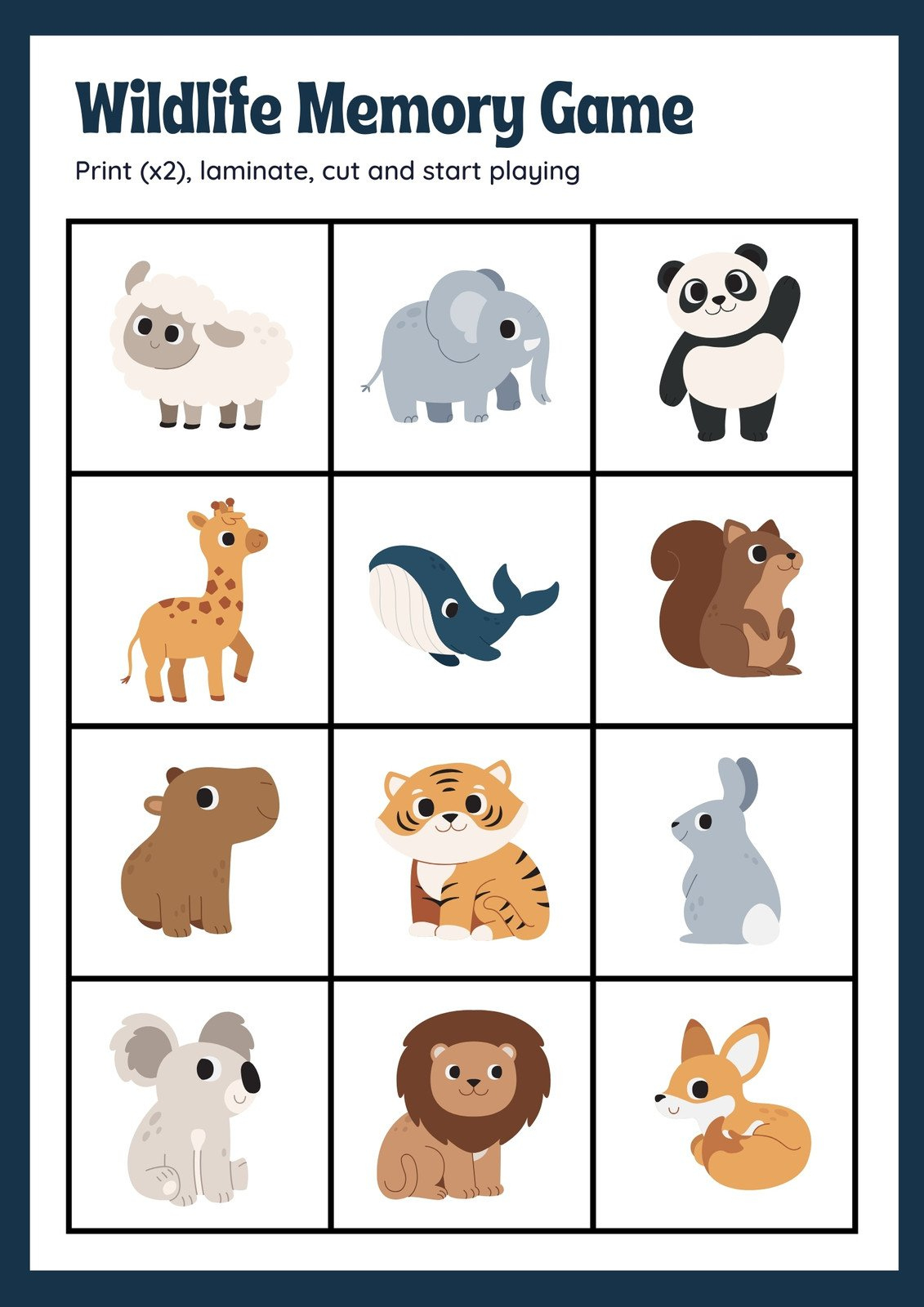 Free Custom Printable Animal Worksheet Templates | Canva inside Printable Mammal Worksheets For Kindergarten