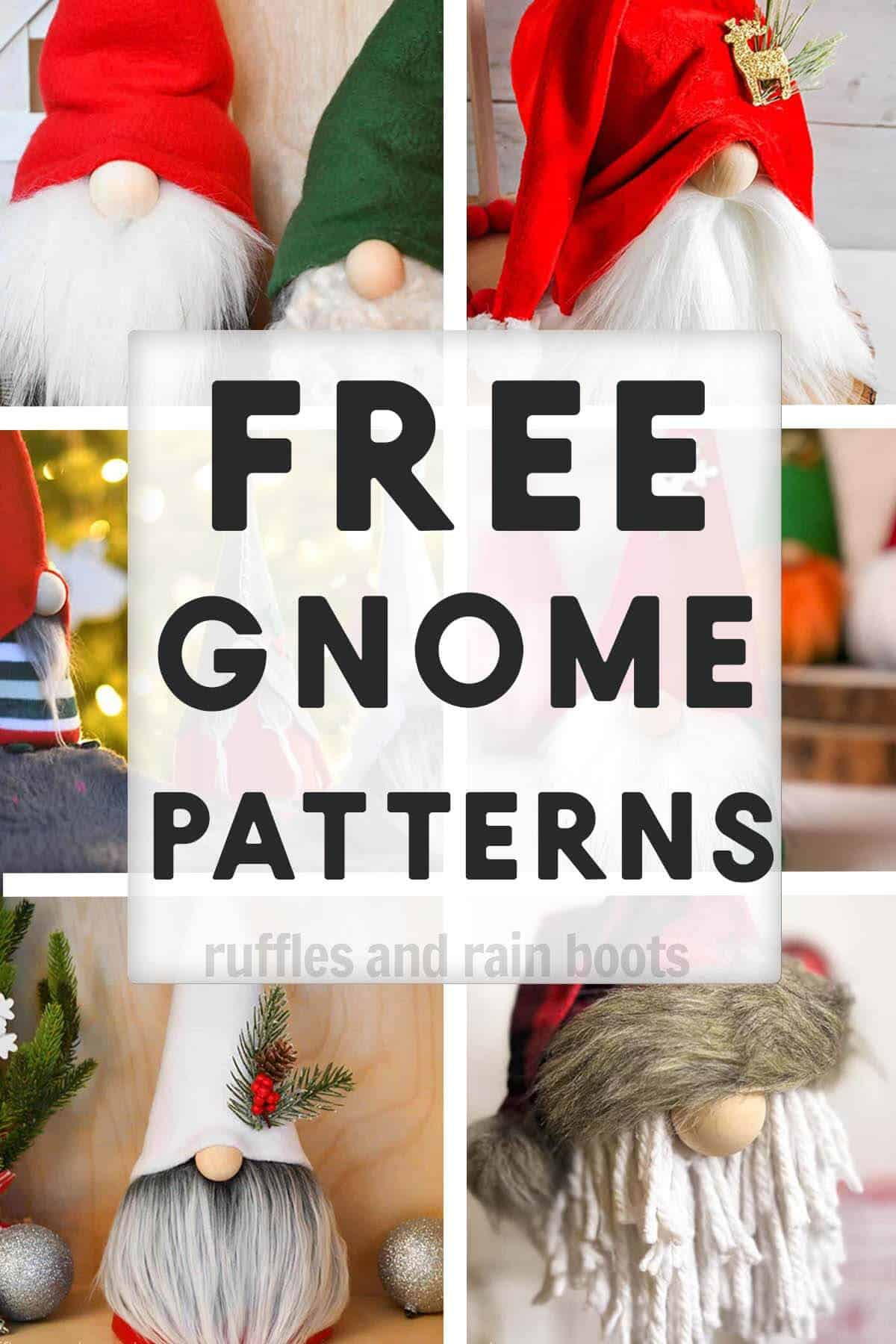 Free Gnome Patterns For Diy Gnomes - Ruffles And Rain Boots regarding Free Printable Gnome Patterns