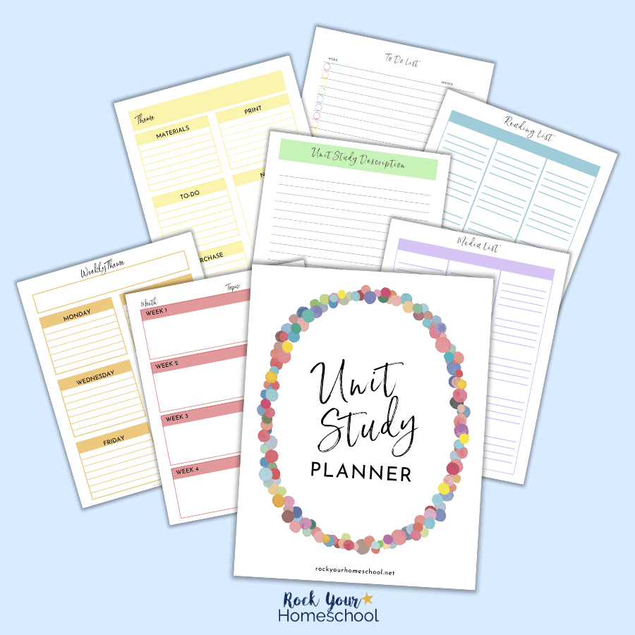 Free Homeschool Unit Study Planner - Rock Your Homeschool in Free Printable Unit Studies Homeschool