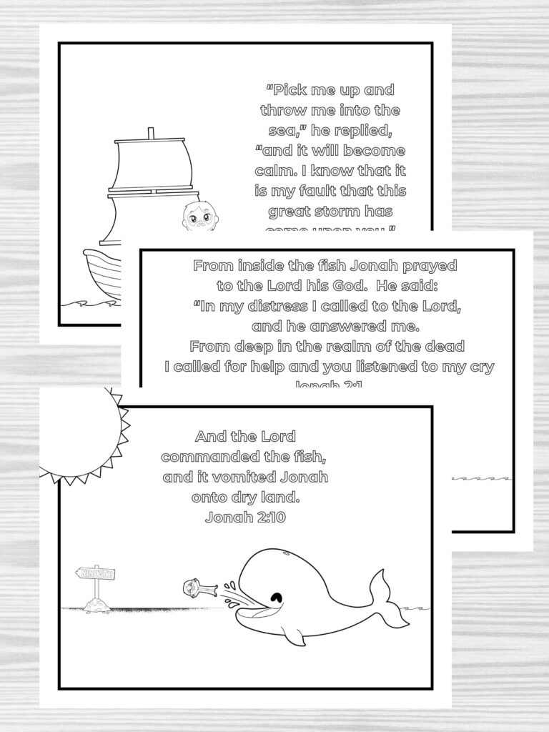 Free Jonah And The Whale Printables | Healing Home intended for Free Printable Jonah And The Whale Craft Template