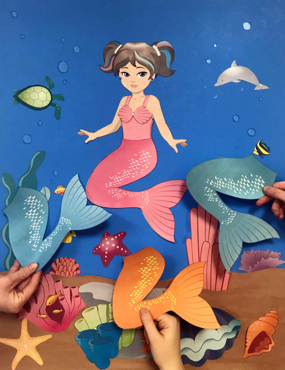 Free Mermaid Princess Party Printables | Fin Fun Blog within Pin The Tail On The Mermaid Free Printable