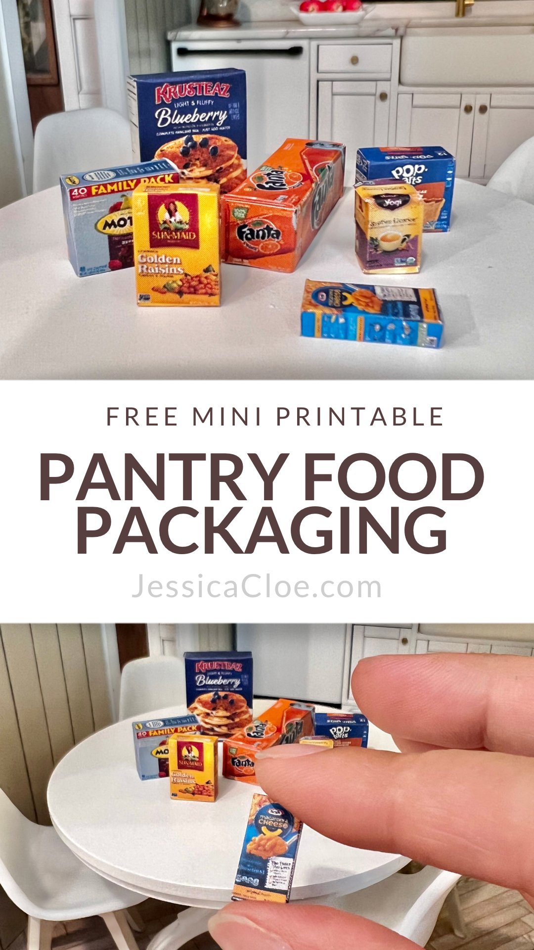 Free Pantry Foods Packaging Download — Jessica Cloe Miniatures intended for Free Printable Miniature Labels