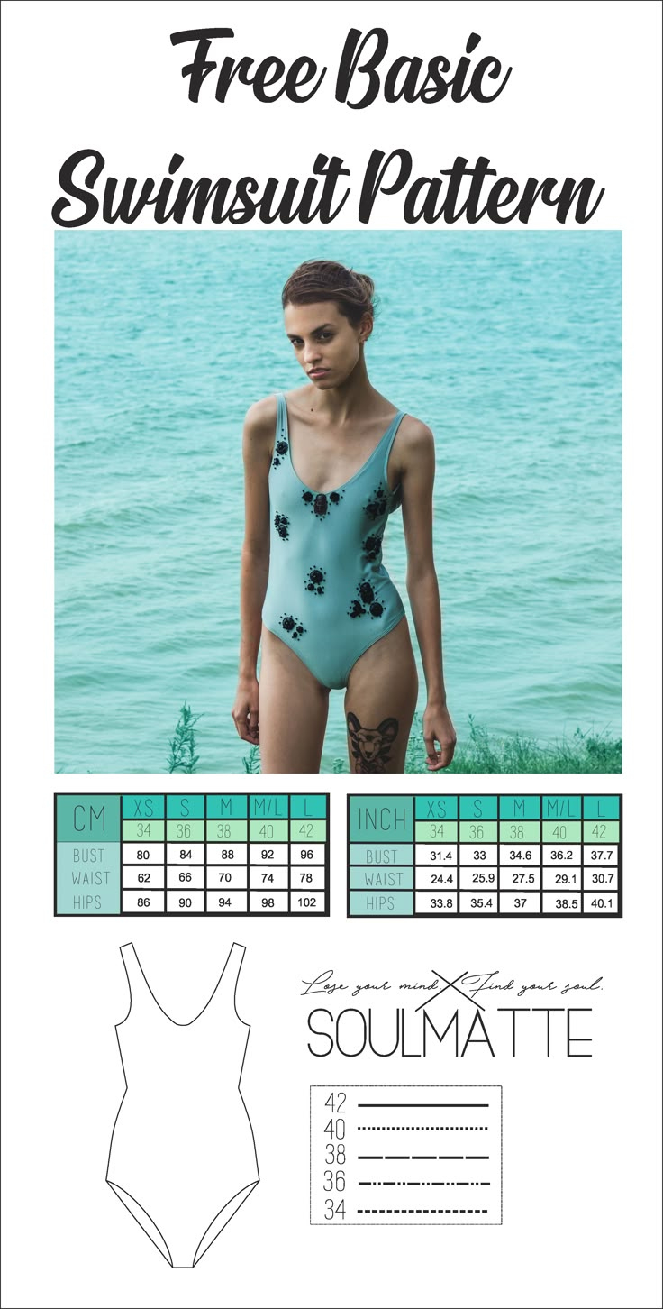 Free Pdf Download Printable Basic Swimsuit for Printable Swimsuit Patterns Free