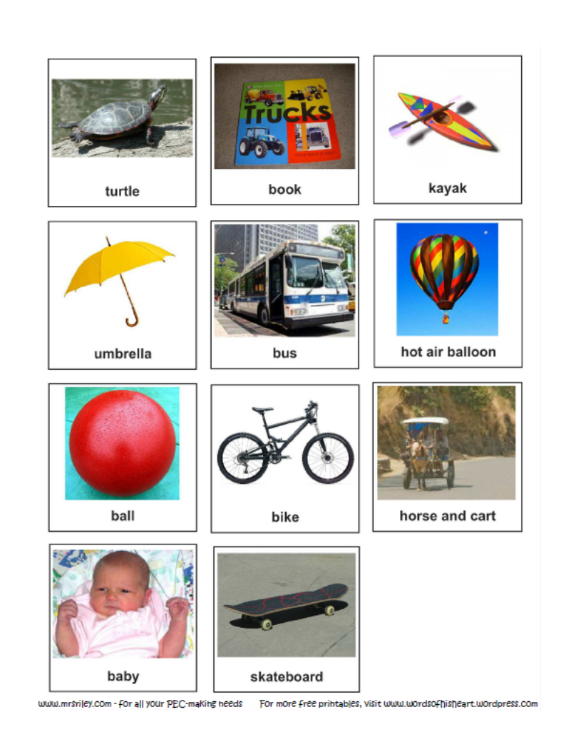 Free Pecs (Picture Cards) | Wordsofhisheart pertaining to Free Pecs Printables