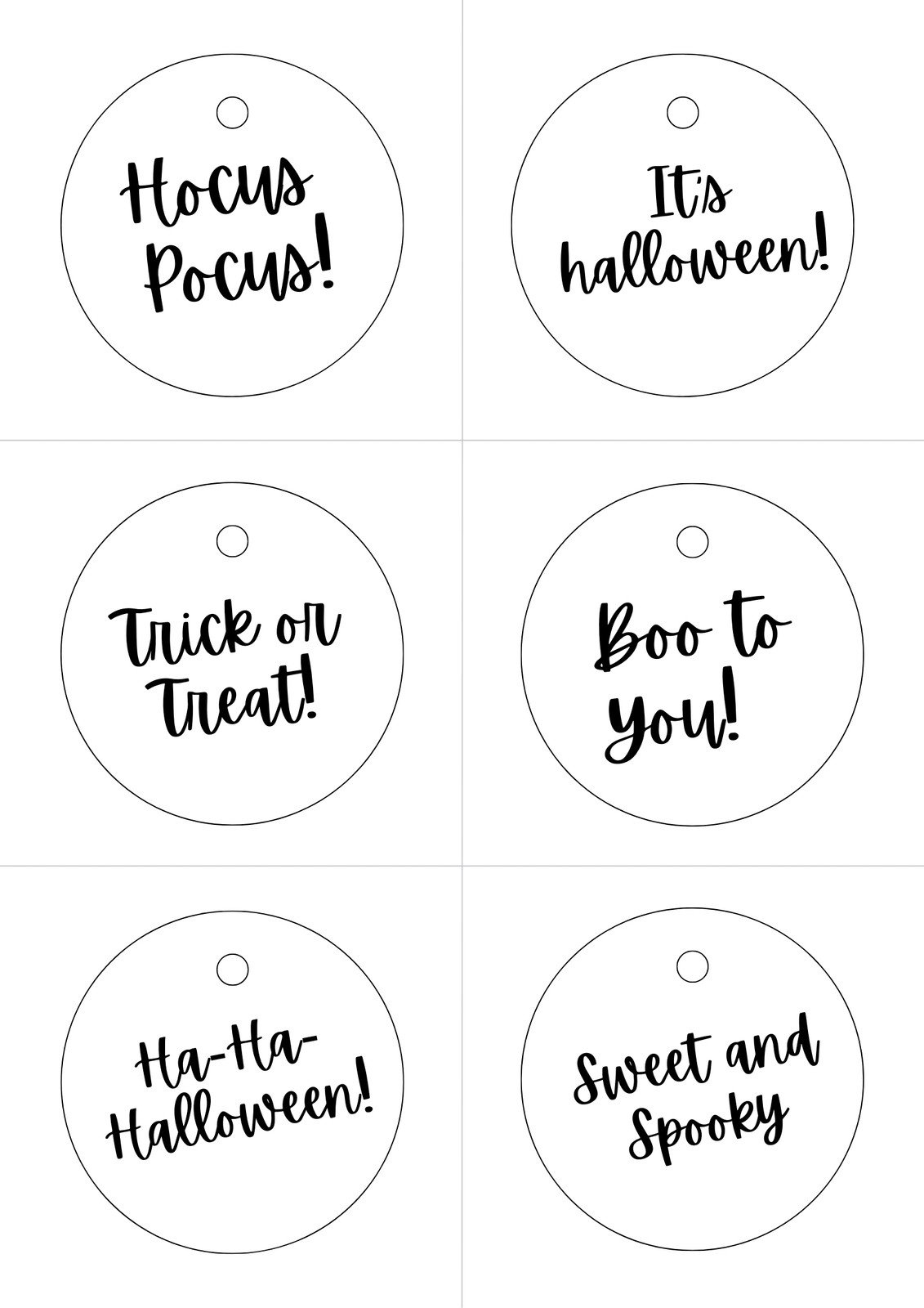 Free Printable And Customizable Halloween Tag Templates | Canva pertaining to Free Printable Halloween Tags Black and White