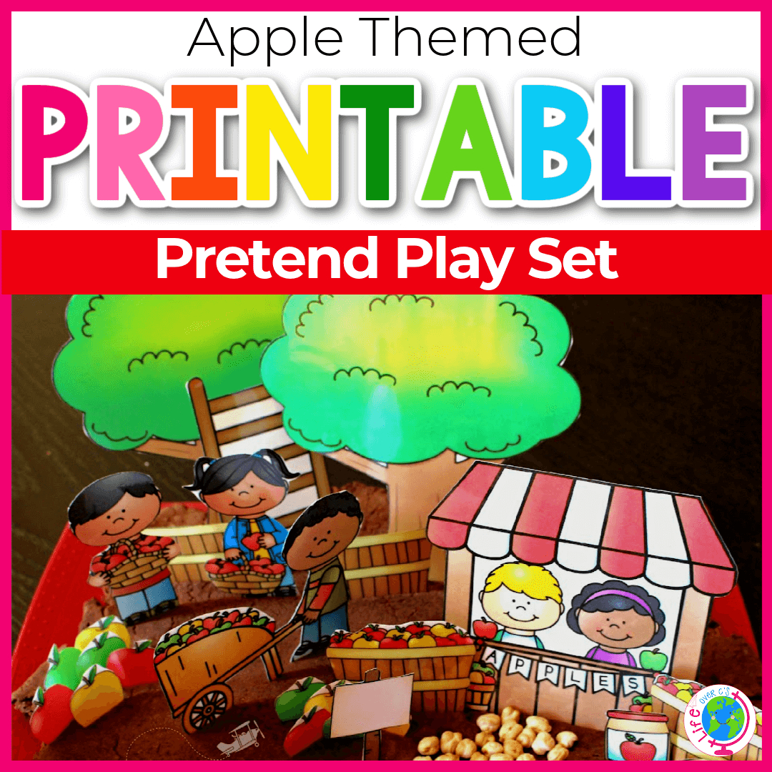 Free Printable Apple Orchard Play Dough Set within Apple Orchard Dramatic Play Free Printables