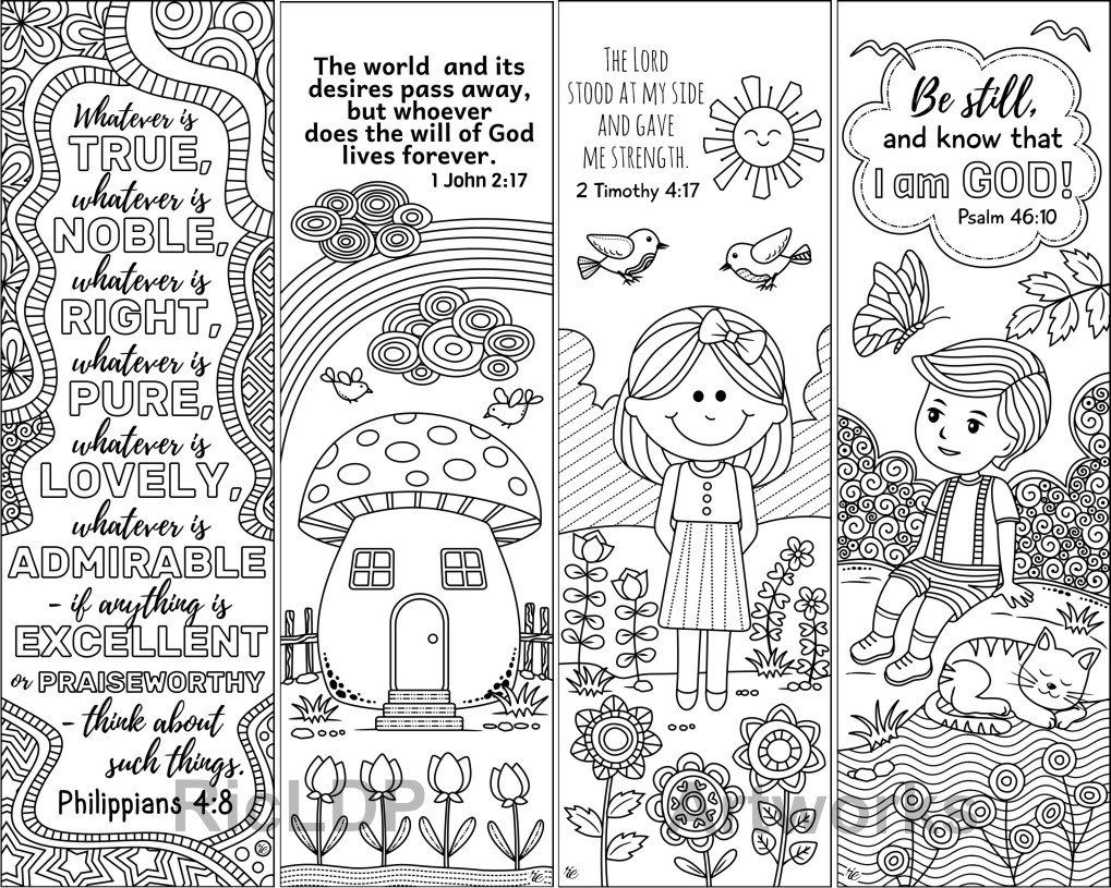 Free Printable Bible Verse Bookmarks To Color - Printable Party Favors intended for Free Printable Bible Bookmarks To Color For Kids