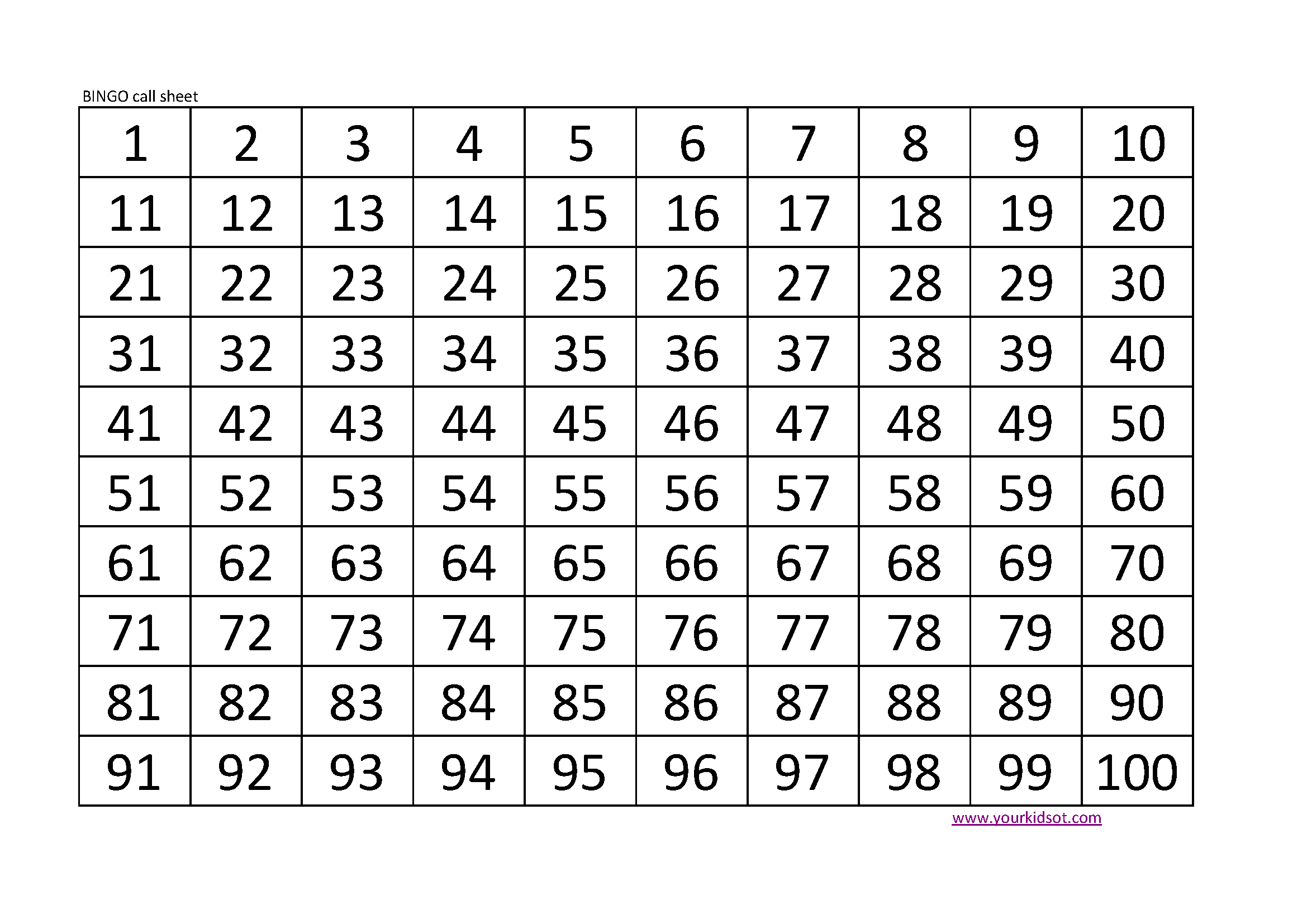 Free Printable Bingo! with regard to Free Printable Bingo Cards 1 90
