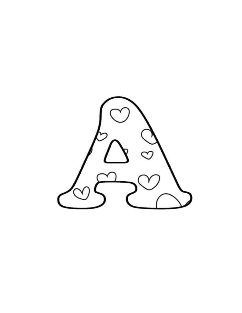 Free Printable Bubble Letters: Valentine regarding Printable Valentine Alphabet Letters