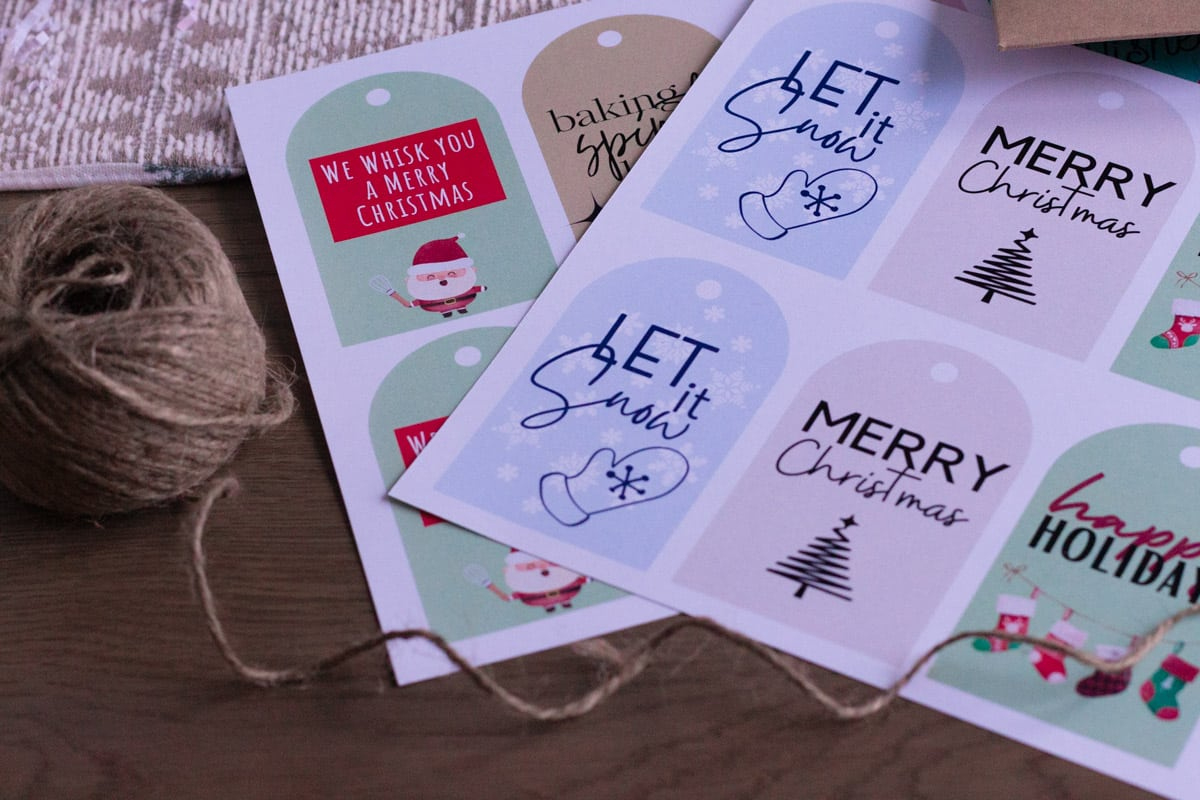 Free Printable Christmas Cookie Gift Tags - The Frosted Kitchen with Cookie Gift Tags Free Printable